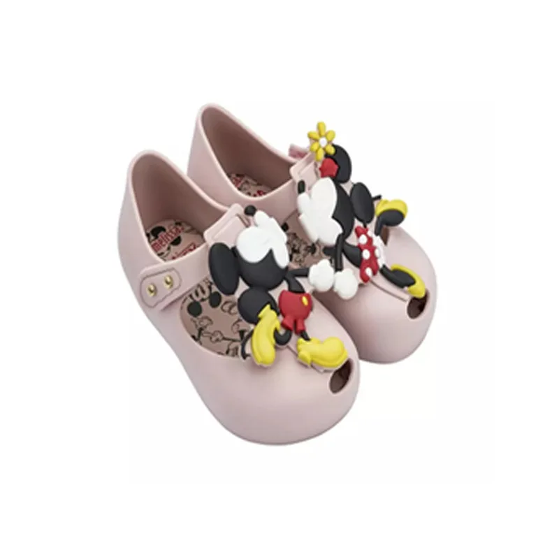 Мини сандалии Melissa Ultragirl Twins прозрачная обувь для девочек детская с Микки Маусом