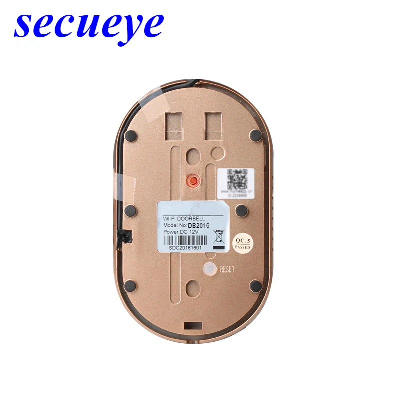 Беспроводной WiFi видео дверной звонок Secueye 720P 1.0MP камера ночного видения