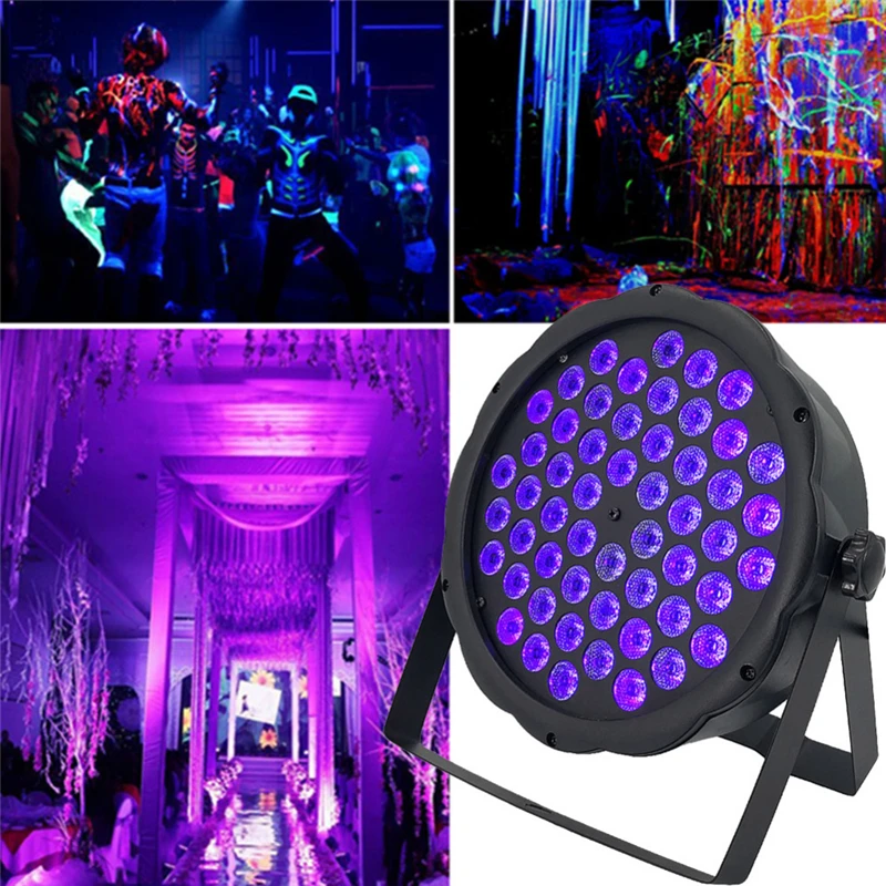 5 шт. УФ светодиодный светильник s 54x3 Вт DJ RGBW Par Светильник RGB моющийся диско DMX