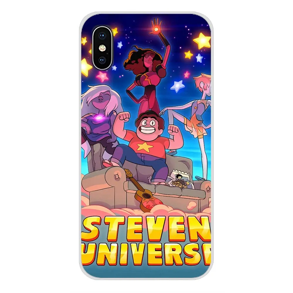 Silicone Shell Case crystal gems steven universe For Sony Xperia Z Z1 Z2 Z3 Z5 compact M2 M4 M5 C4 E3 T3 XA Huawei Mate 7 8 Y3II | Мобильные