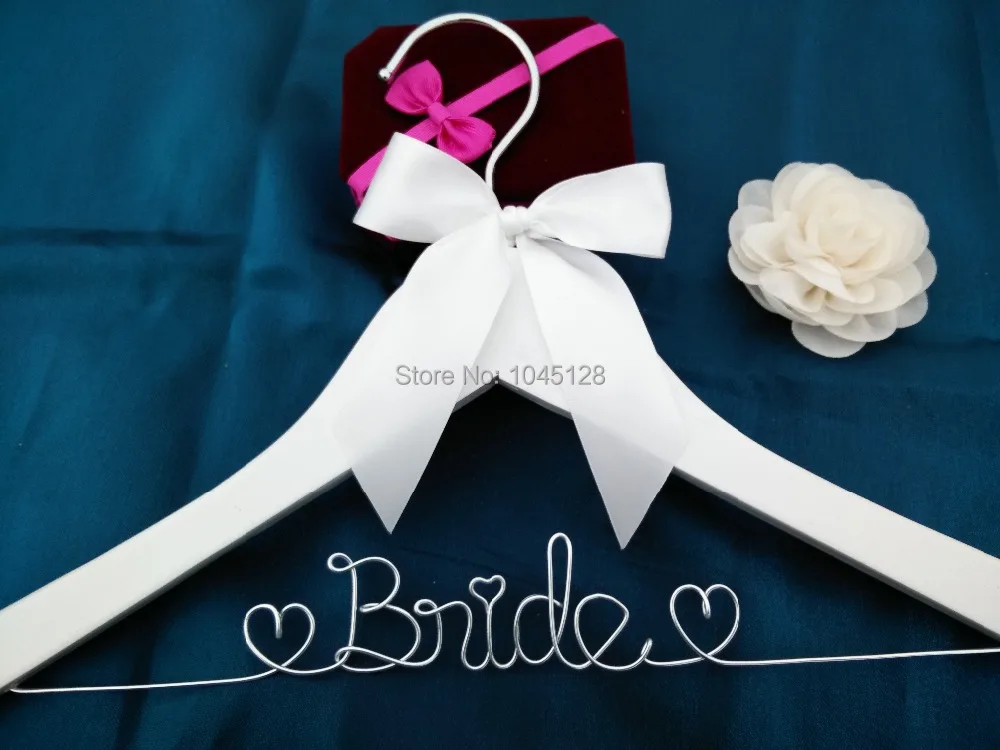 Бесплатные свадебные вешалки с лентой/Свадебные для выдувания/Пользовательские