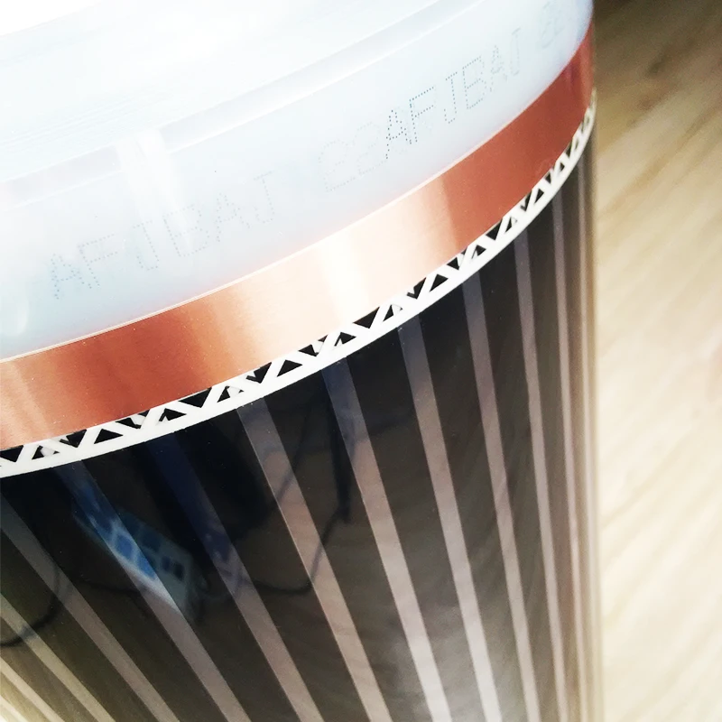 Новый 50 см ширина электрическое углеродное Отопление подпольный плавающий