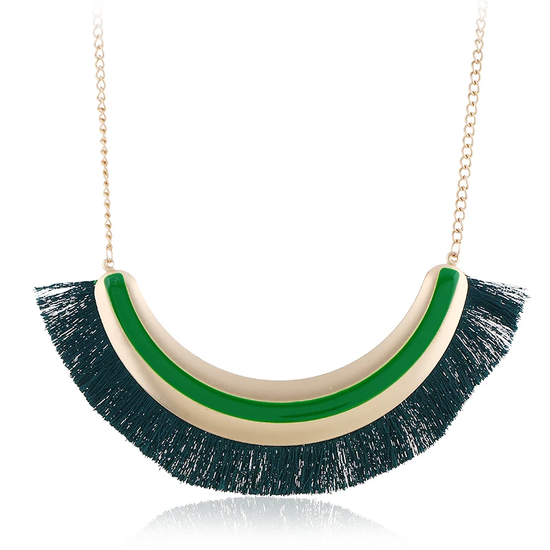 2019 эффектное ожерелье в стиле бохо винтажные модные украшения панк с кисточками