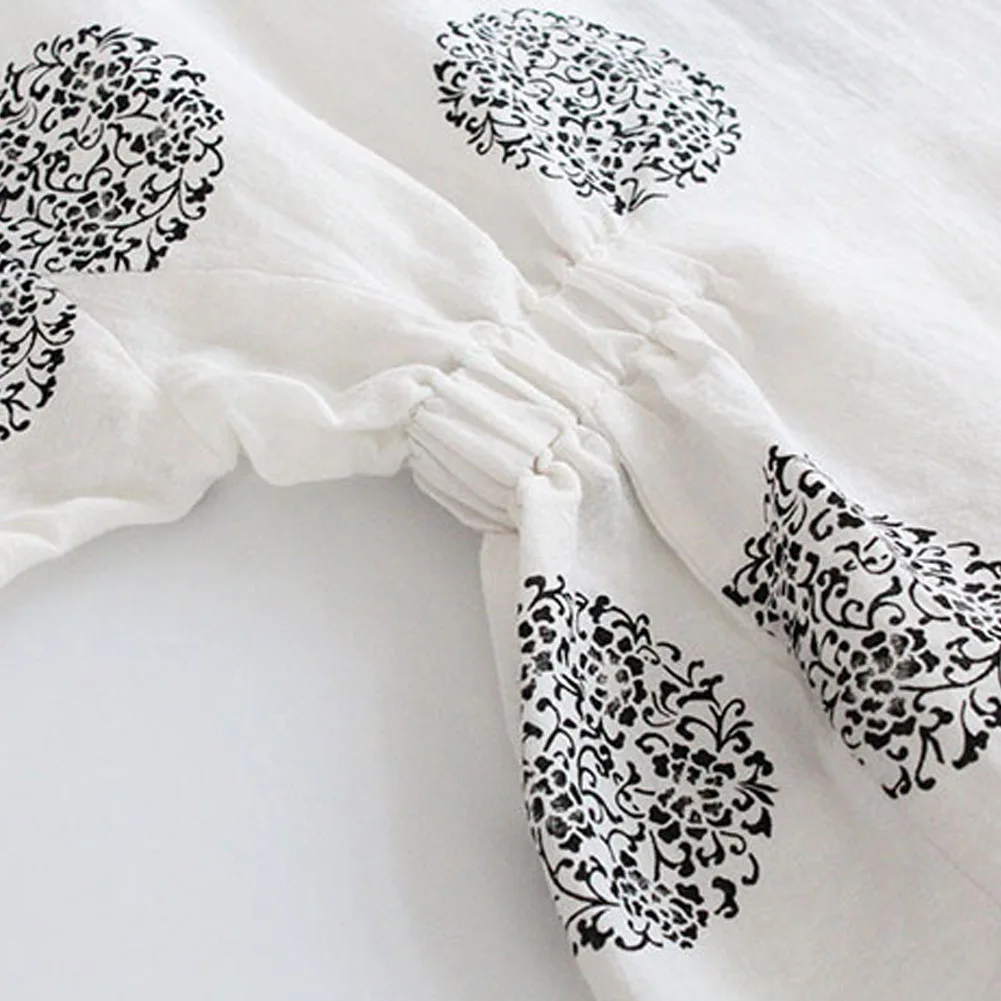 Женские футболки Красный печати o-образным вырезом китайский стиль Летние