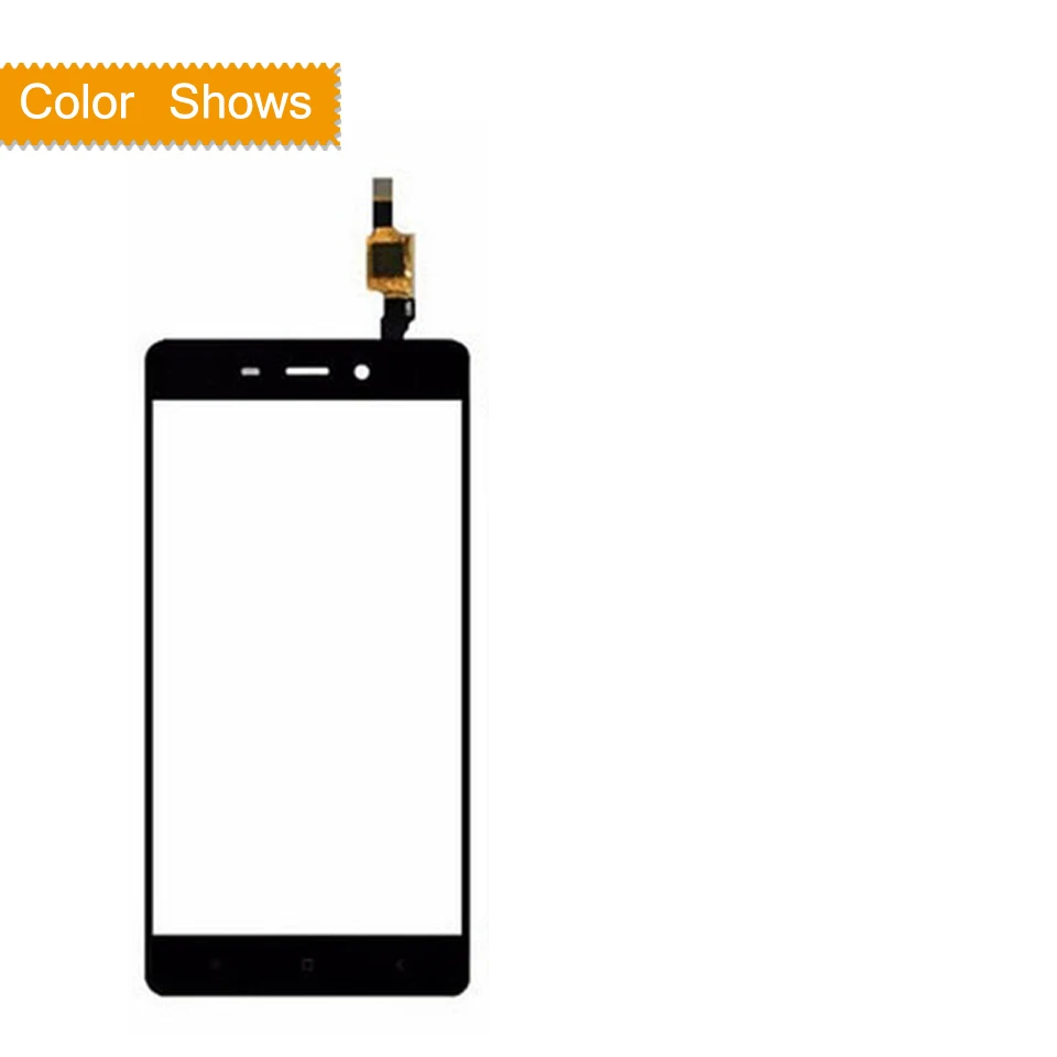 black no gift Для Xiaomi Redmi 4 Redmi4 сенсорный экран дигитайзер Сенсорная панель сенсор переднее внешнее стекло Redmi 4 сенсорный экран без lcd 5,0" - Цвет: black no gift