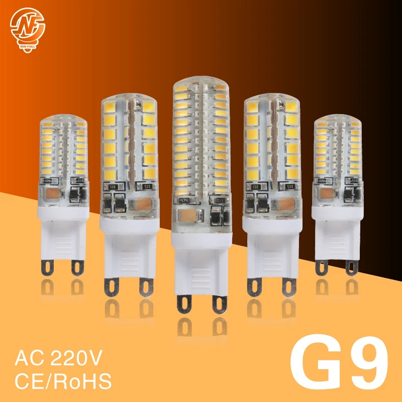 G9 светодиодный светодиодные лампы 7 Вт 9 Вт 10 Вт 11 Вт лампы кукурузы AC 220V SMD 2835 3014 48 64 96 104 светодиодный s лампада светодиодный светильник 360 градусов возможность замены галлогеновой лампой