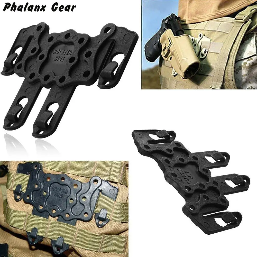 Молл S T R I K E скоростной зажим платформа Ambidextrous Rail Case Mount Cqc Охотничьи аксессуары| |