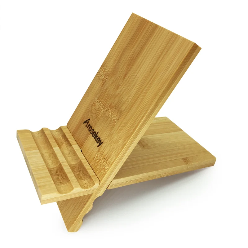 Держатель планшета Arosekey из бамбука для ipad и телефона|stand for ipad|tablet holder standtablet |