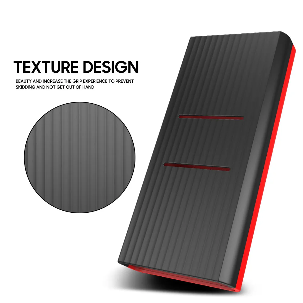 AWINNER Silicone Protector Case Cover Skin Shell for Xiaomi Xiao Mi Xiaomi 20000mAh Power Bank 2C PLM06ZM Powerbank Accessories
