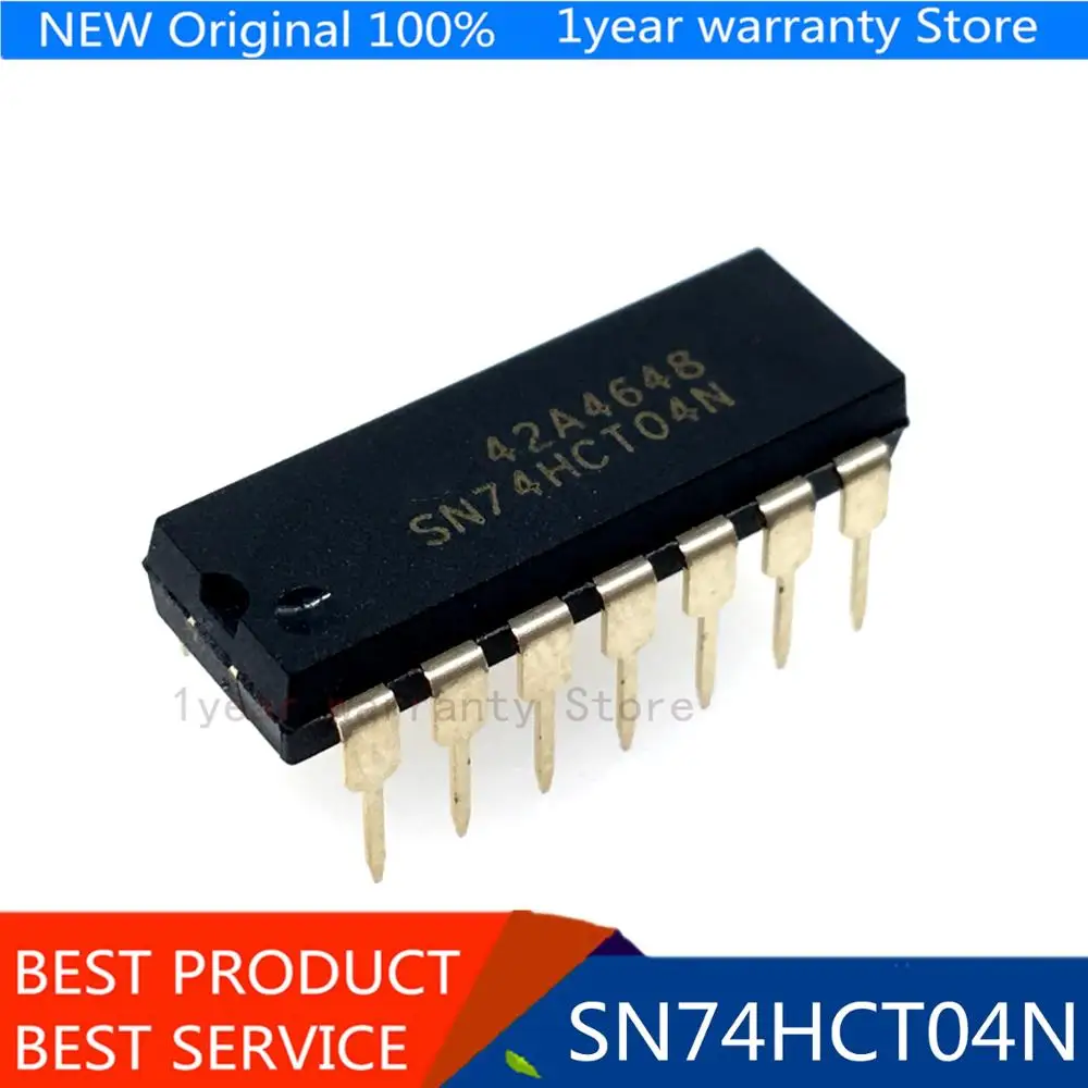 10 шт./лот шестигранный инвертор SN74HCT04N 74HCT04 DIP оригинальный продукт|Пульты ДУ| |