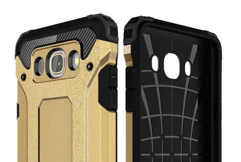 Для Samsung Galaxy J3 J5 J6 A6 A8 тонкий двойной Слои Armour ударопрочный каучук гибридный