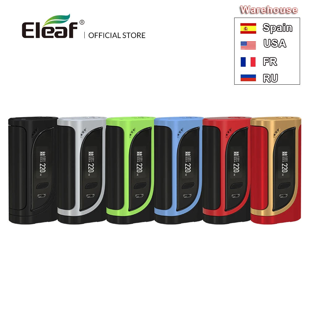 Оригинальный Eleaf iKonn 220 мод выход Вт Максимальная мощность коробка VW/TC режим без