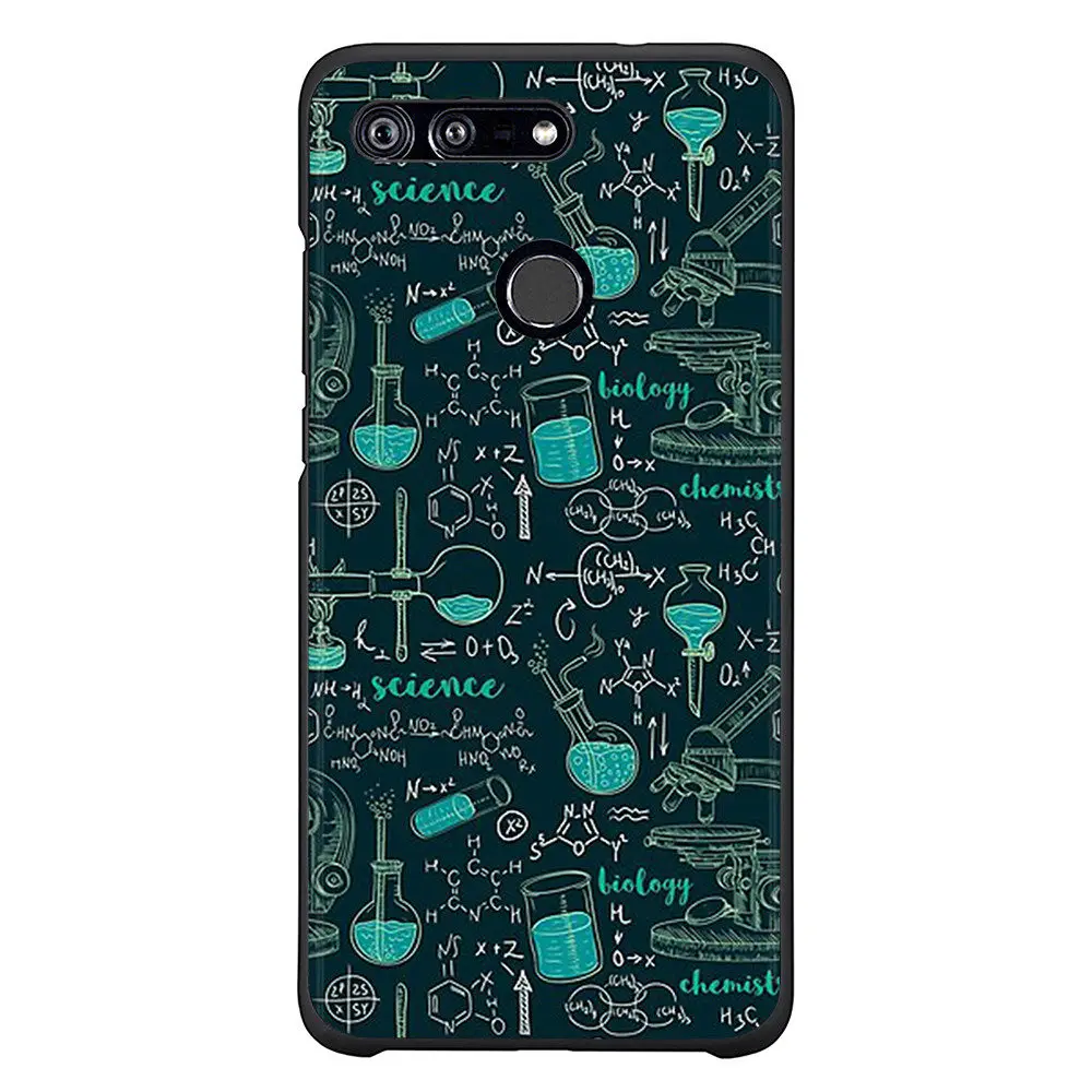 Soft Silicone TPU Abstract Cover for Honor 8x Case Black Phone Huawei 6A 7A 7X Y6P Back |