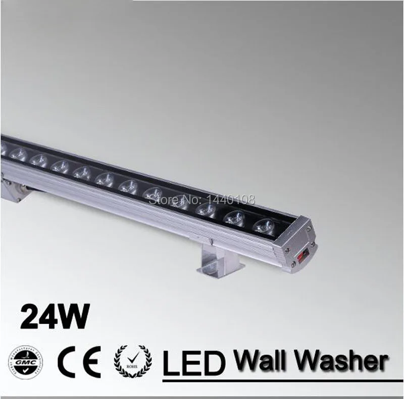 5 шт. линейный светодиодный светильник для мытья стен s 24 Вт AC85-265V