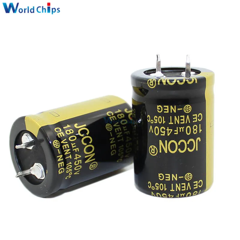 Алюминиевый электролитический конденсатор 450V 180 мкФ 25X35mm Высокочастотный