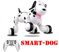 eboyu 777 338 2 4g wireless rc dog remote control smart dog electronic pet educational childrens toy dancing rc robot dog