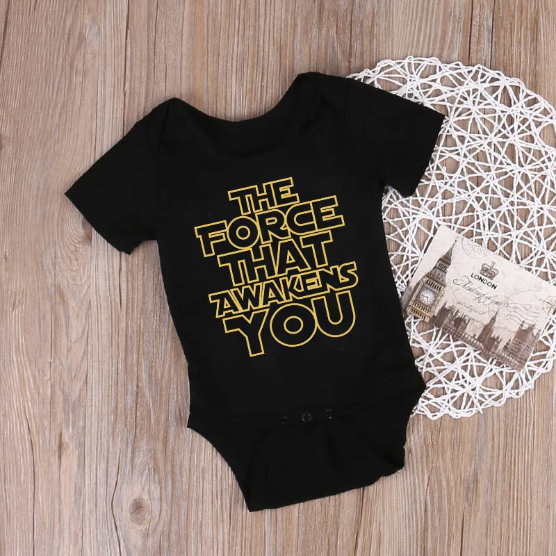

DERMSPE Infant Contracted 0-24M Newborn Baby Boys Girls Short Sleeve Letter Print Cute Cotton Romper Outfits Summer Baby