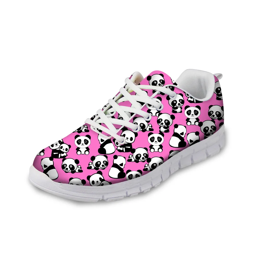 WHEREISART/Лидер продаж женская обувь милые кроссовки с пандой сезон весна дышащая на