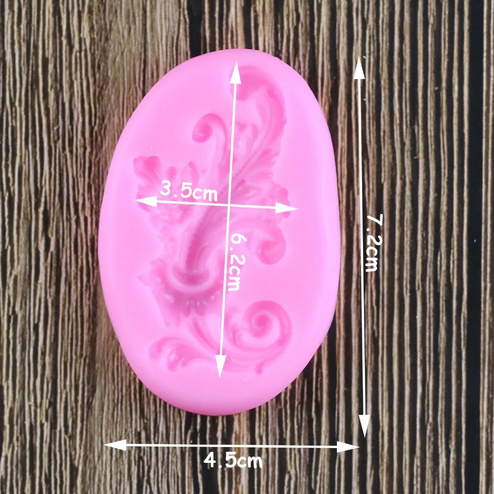 Рельефная силиконовая форма в стиле барокко инструменты для украшения тортов