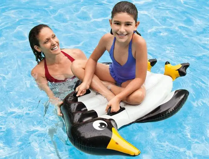 Летний игровой INTEX 58151 маленький поплавок с животными доска для рисования воды