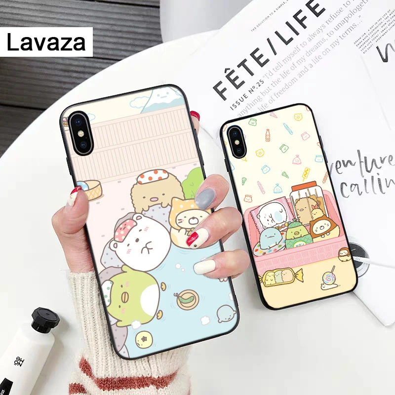 Силиконовый чехол sumikko gurashi Rilakkuma для iPhone 5 5S 6 6S Plus 7 8 11 Pro X XS Max XR | Мобильные телефоны