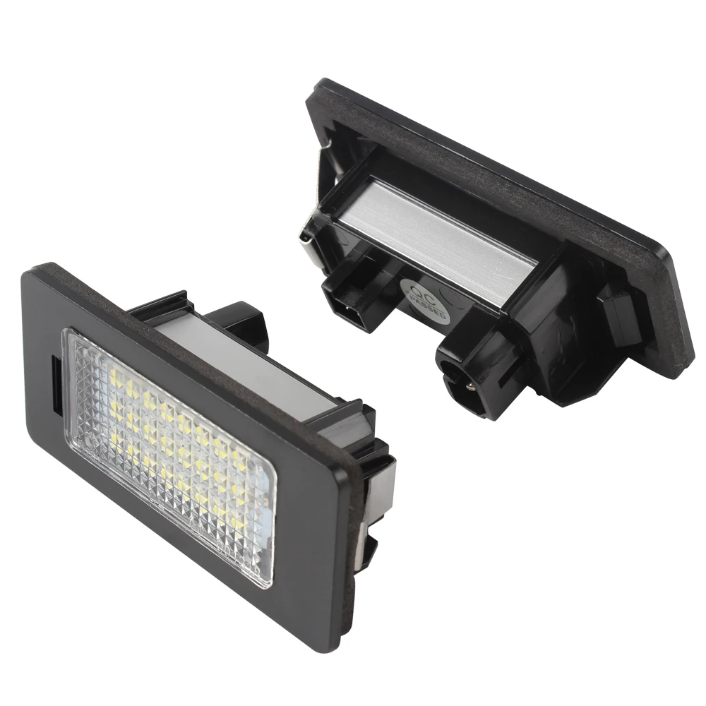 1 пара светодиодный автомобильный номерной знак светильник для BMW X1 X5 X6 E39 E60 E61 E70 E71