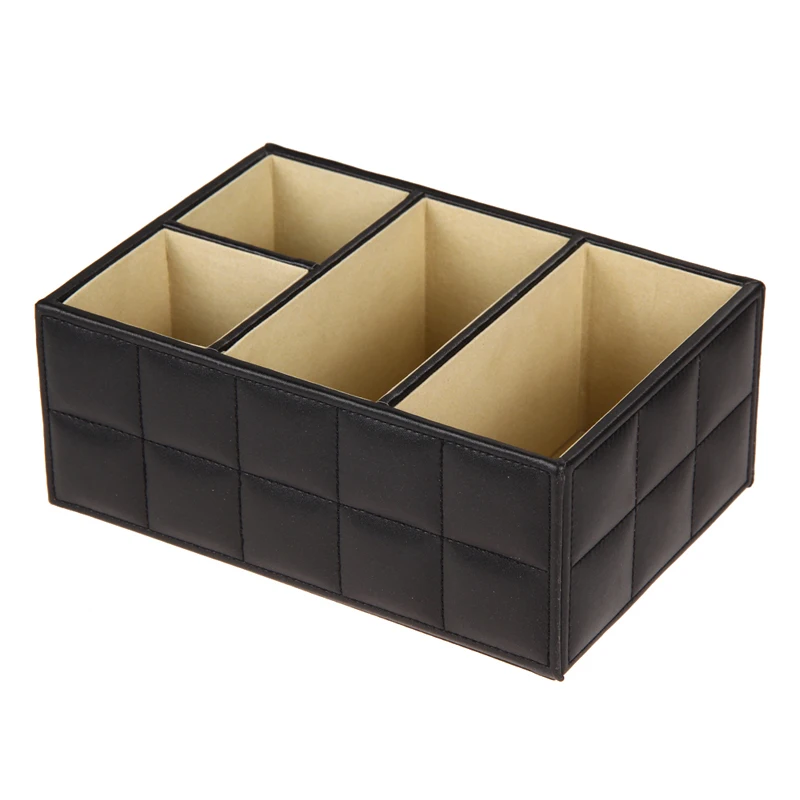 New PU Leather Makeup Storage Boxes Cosmetic Organizer Sundries Make up Tool Holder High Quality | Красота и здоровье