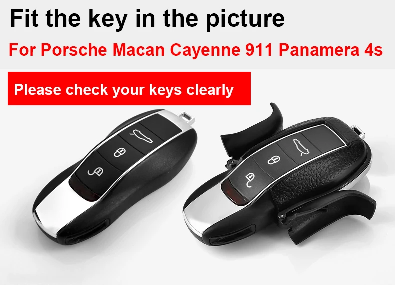 ShinMan коровья кожа+ ABS чехол для ключей ключи защиты оболочки для Porsche ключ чехол для Porsche Macan Boxter Cayenne 911 Panamera 4S
