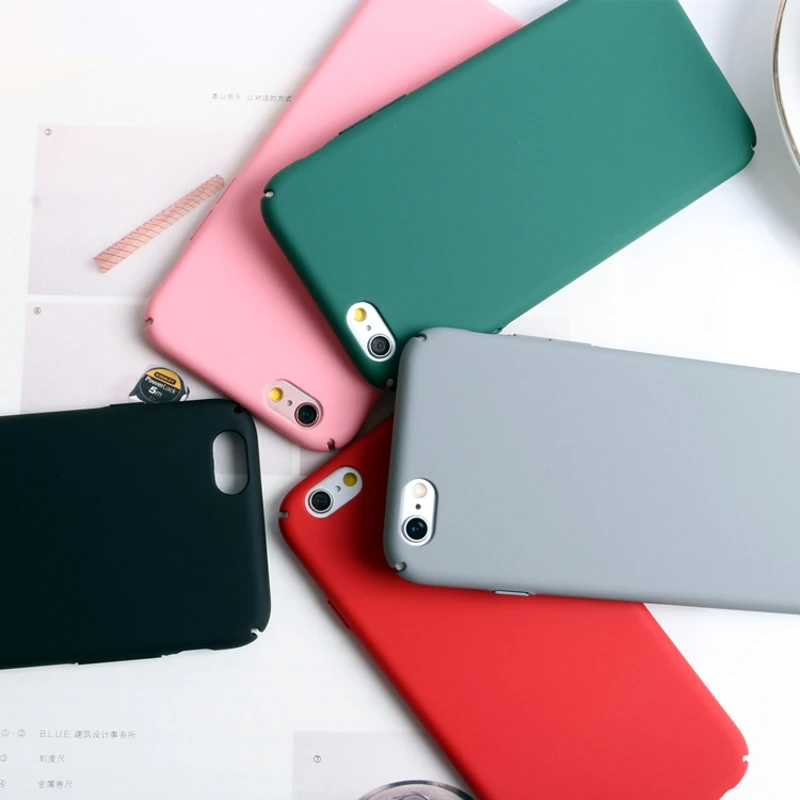 For iphone 6s plus case Hard origin luxury capinha Phone Case Iphone 8Plus 7Plus 7 8 6 5 5S SE Coque women accesorios |