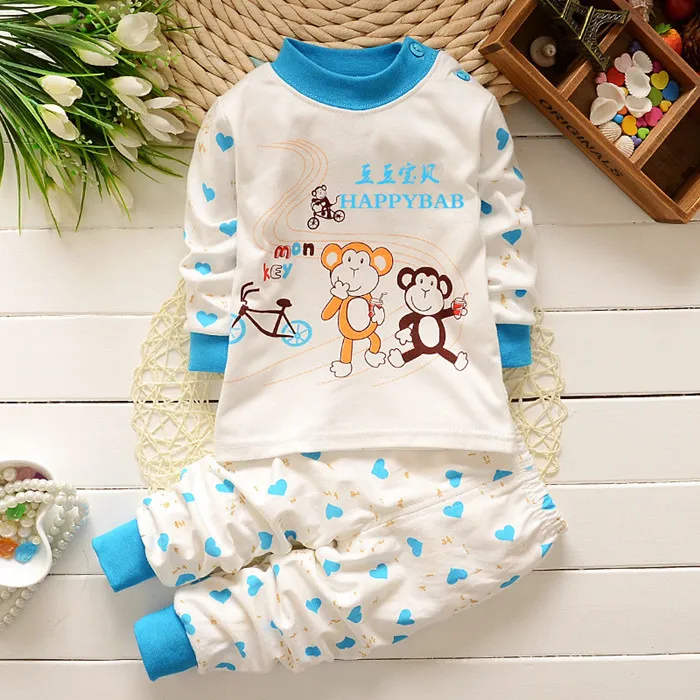 Baby Boy Girl Clothes Kids Clothes Sets T-shirt+pants Suit Clothing Set Cloud Printed Clothes Newborn Sport Suits