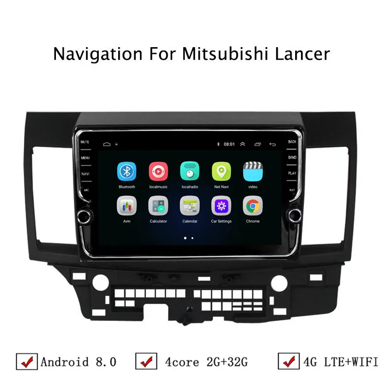 10 1 &quotAndroid 6 0/8 Автомобильная dvd-навигационная система для Mitsubishi Lancer 2007 2008 2009 2010