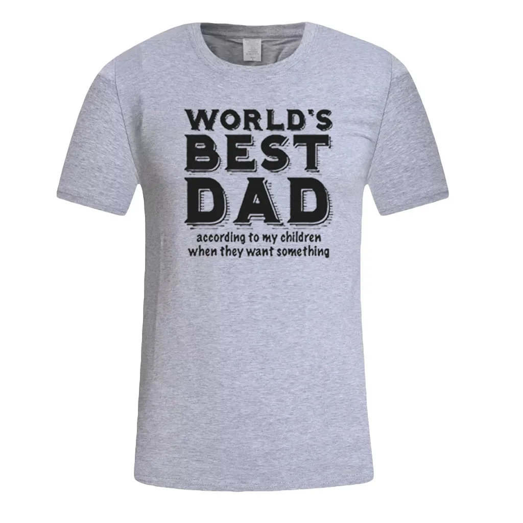 Мужские футболки Новое поступление Мужская Летняя Повседневная футболка с