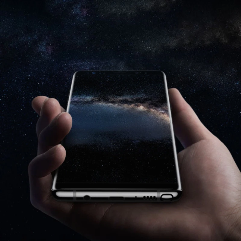 Цвет 3D полное покрытие закаленное стекло протектор экрана для samsung Galaxy S8 Plus Note 9 8 черный Золотой Синий Серебряный