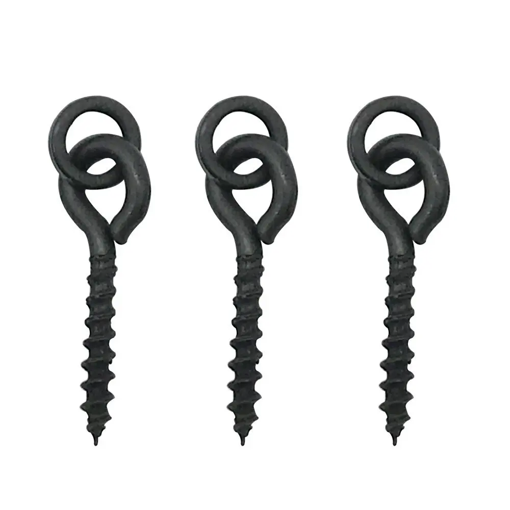 Carp Fishing Accessories Set: 40 Carp Rig Ring Stops and 20 Boilie Bait Screw Fishing Bait Ring Swivels image 5