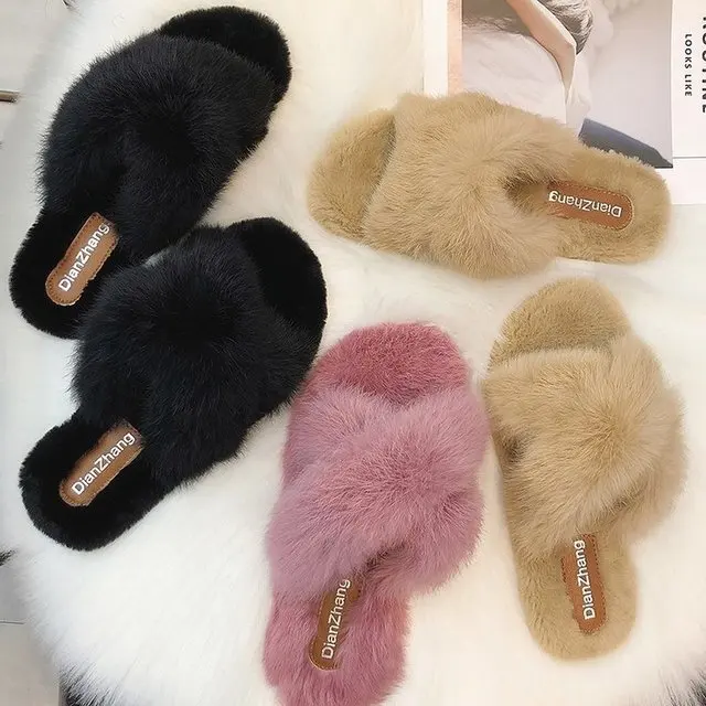 Ake Sia Chic/Женская обувь женская Повседневная модная Babouche Downy Villose сандалии с