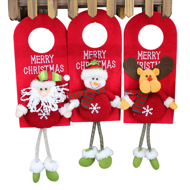 Украшения для рождественской елки рождественское домашнее украшение двери