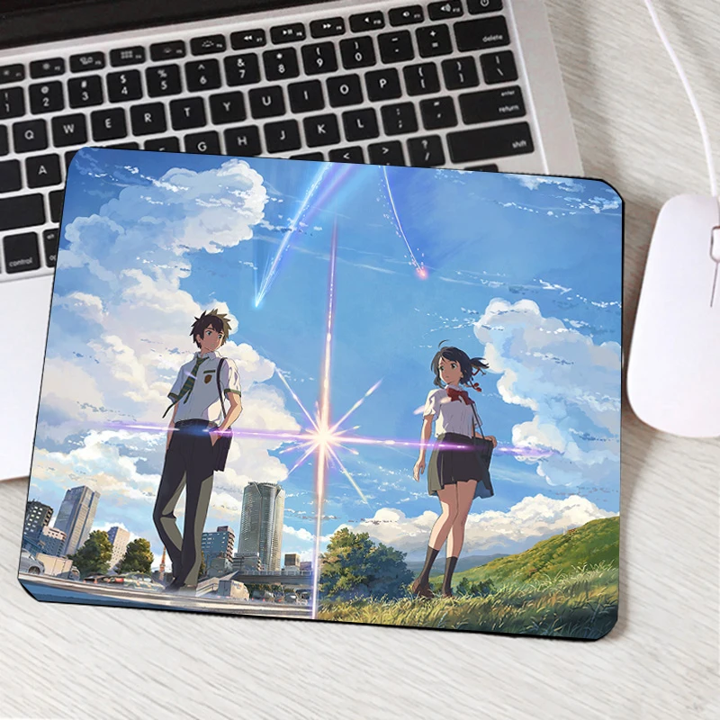 Mairuige ваше имя Kimi No Na Wa Японские Аниме фильмы Tachibana Taki и Miyamizu Mitsuha шаблон коврик для
