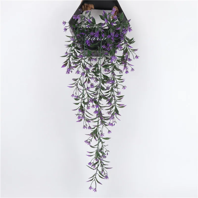 78cm purple 1 шт. 65 см зеленый искусственный хлорофитум Comosum искусственная зелень домашний сад искусственный шелк паук растение искусственный цветок оставить - Цвет: 78cm purple