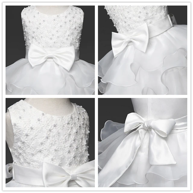 Многослойное платье-пачка платья для девочек с бисером вечерние маленьких на