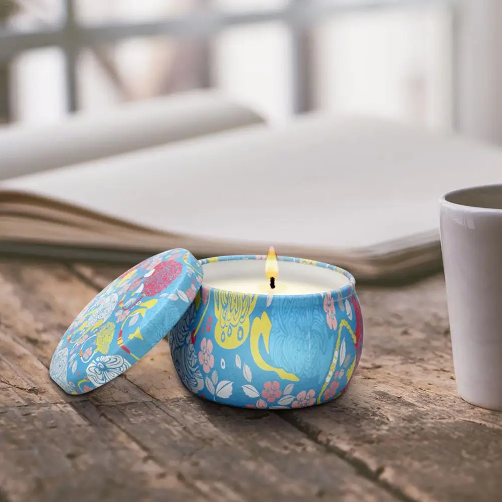 4 шт./компл. ароматизированный подарочный набор свечей натуральный растительный