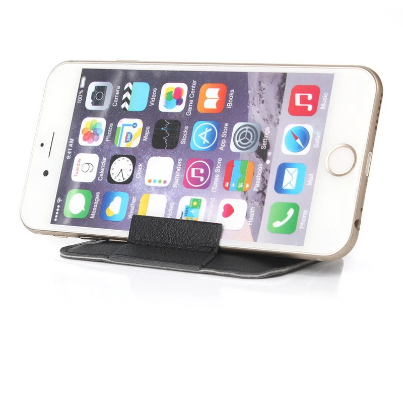 Новинка 5,5 дюймов чехол для Apple iPhone 6 plus& 6s plus& 7 plus Премиум кожаный чехол с откидной подставкой 3