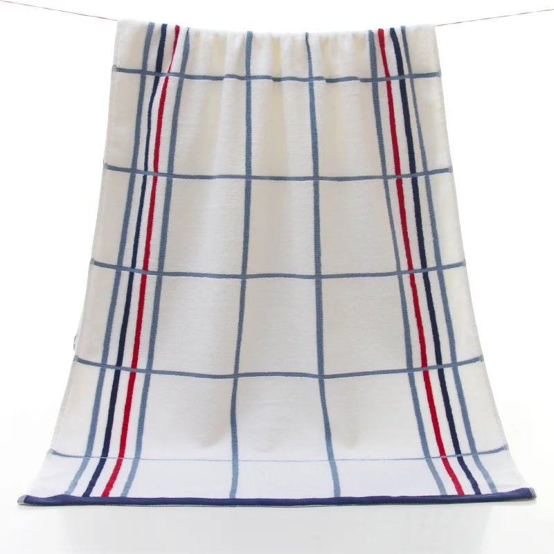 70*140 см Вес 380 г высокое качество натуральный хлопок простой решеткой в полоску