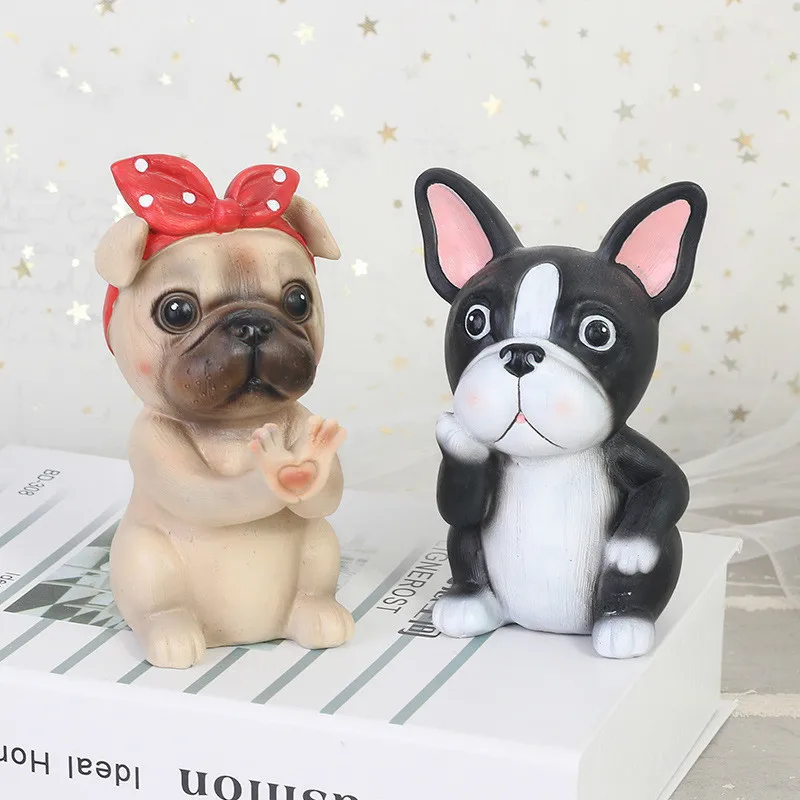 Смола очки ремесла солнцезащитные держатель фигурки животных украшение для