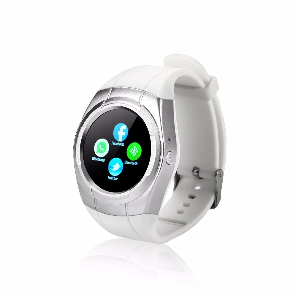 Смарт часы Smartch Life водонепроницаемые T60 Bluetooth SIM tf карта телефон полный круг