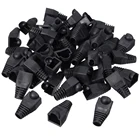 50x пластиковая крышка загрузки штепсельная головка для RJ45 Cat56 кабель модульный разъем сети