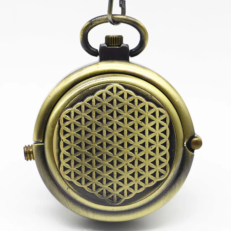 Featured Side Opening Roman Display Skeleton Hand Wind Mechanical Pocket Watch Retro Steampunk Fob Men's Clock with Chain