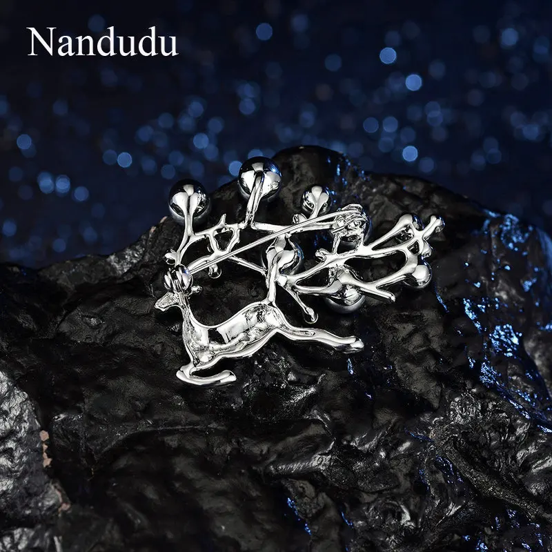 Nandudu броши для Новое поступление Лидер продаж оленей брошь в виде головы оленя