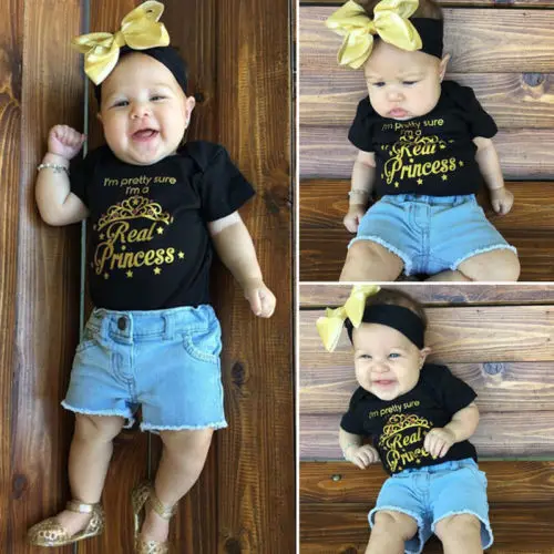 Футболка для маленьких девочек с принцессами модная Милая хлопковая футболка