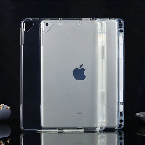 Прозрачный чехол с кристаллами для iPad 2018 9 7 2017 Air 2 Pro держателем карандашей A1893