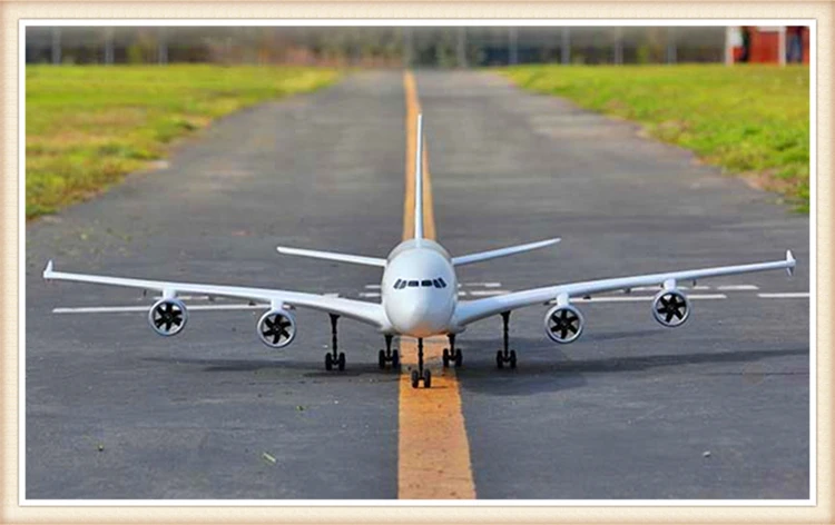 A380 Airbus RC игрушечный самолет с дистанционным управлением EPO фиксированное крыло с двойным воздуховодом, огромный самолет с воздушным судном